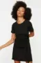 trendyol Collection Kleid – Schwarz – Wickelschnitt Gr. XS bis XL für 8,39 € inkl. Versand
