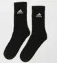 3er-Pack Adidas Performance Cushioned Socken in schwarz [Gr. 40-42] für 8,89€ inkl. Versand statt 11,95€