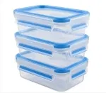 3er-Set Emsa N10313 Clip & Close Frischhaltedosen