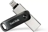 SanDisk iXpand Go Flash-Laufwerk iPhone Speicher 128 GB (iPad kompatibel, automatisches Backup, USB 3.0, iXpand App) für 33€ inkl. Versand