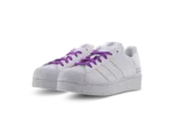 adidas Superstar bold Damen in white/purple (Gr. 37 1/3 – 40) für 35,59 € inkl. Versand statt 55,00 €