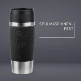 Emsa Travel Mug Classic Isolierbecher 360 ml Kaffeebecher to Go schwarz N20202