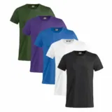 5er Pack Clique Basic-T Shirts (9 Farben, Gr. XS bis 6XL) für 19,99 € inkl. Versand