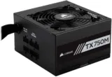 Corsair TX750M PC-Netzteil (Teil-Modulares Kabelmanagement, 80 Plus Gold, 750 Watt, EU)
