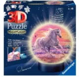 Ravensburger 3D Puzzle 11843 – Nachtlicht Puzzle-Ball Pferde am Strand für 18,99 € inkl. Prime-Versand (statt 24,62 €)