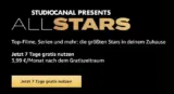 Amazon Prime: 7 Tage ALLSTARS gratis testen