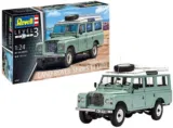 Revell 07047 Kultauto Land Rover Series III LWB Station Automodellbausatz (Maßstab 1:24)