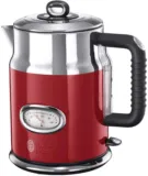 Russell Hobbs Wasserkocher in Retro rot (1,7 Liter, 2300 Watt) – für 27,49 € [Prime] statt 38,99 €