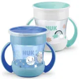 2er-Pack NUK Mini Magic Cup Trinklernbecher (auslaufsicherer 360°-Trinkrand, 160 ml, mit Leuchteffekt) – für 13,99 € [Prime] statt 19,99 €