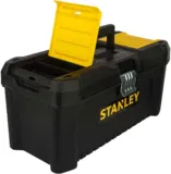 Stanley Werkzeugbox / Werkzeugkasten (16″, 20×19,5x41cm, Metallschließe) für 10,01 € (Prime) statt 15,56 €