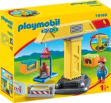 Playmobil 1.2.3 – Baukran (70165) für 11,95 € (Prime) statt 17,90 €