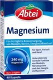 Abtei Magnesium Kapseln 240 mg – der tägliche Energiekick
