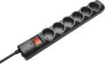 Trust 21059 Surge Guard Überspannungsschutz (mit 6 Anschlüssen) in schwarz für 10,16 € [Prime] statt 16,01 €