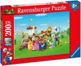 Ravensburger Kinderpuzzle – 12993 Super Mario Abenteuer (200 Teile, XXL Format)
