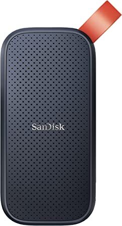 SanDisk Portable SSD 2 TB (externe Festplatte, 2,5 Zoll, 520 MB/s Übertragungsraten, robustes Laufwerk, Befestigungsschlaufe)