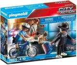 PLAYMOBIL City Action 70573 Polizei-Fahrrad: Verfolgung des Taschendiebs für 6,99 € (Prime) statt 11,58 €