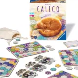 Ravensburger 27038 – Calico, Abwechslungsreiches Legespiel