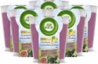 6 x Air Wick Wohlfühl-Duftkerze im Glas – Duft: Brombeerblüte und Wildfeige
