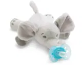 Philips AVENT Schnullerbefestigung SCF348/13 (Set, 2-tlg., Ultraweiches Kuscheltier mit Schnuller) – für 8,66 € [Prime] statt 12,31 €