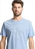 Tom Tailor Herren Basic T-Shirt mit Logo-Print (Gr. XS bis 3XL)