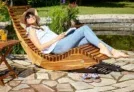 Casaria Schwungliege 2er Set FSC®-zertifiziertes Akazienholz (ergonomisch, wippfunktion, witterungsbeständig) für 151,95 € inkl. Versand
