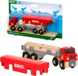 BRIO Bahn 33657 – Holztransporter mit Magnetladung