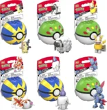 Mega Construx HBH80 – Pokémon Poké Ball-Serie, 6-teiliges Bauset – für 24,99 € [Prime] statt 38,31 €