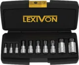 LEXIVON vielzahn Steckschlüssel Set XZ (10-teilig) für 13,19 € inkl. Prime-Versand