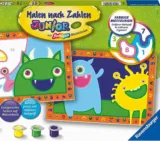 Ravensburger Malen nach Zahlen 28941 – Lustige Monster – für 7,00 € [Prime/MM] statt 13,49 €