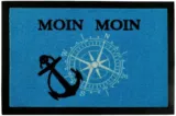 Hanse Home Moin in blau schwarz (40×60 cm) Fußmatte & diverse andere für je 10,99 € [Prime] statt 15,96 €