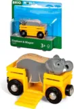 BRIO World 33969 Tierwaggon Elefant