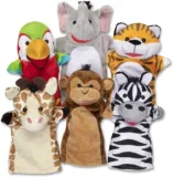 Melissa & Doug Safari Friends Handpuppen – für 19,99 € [Prime] statt 30,50 €