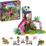 LEGO 41422 Friends Panda-Rettungsstation, mit Baumhaus, Mini Tierfiguren Pandas und Mini Puppen Mia & Olivia für 21,86 € (Prime) statt 26,13 €