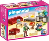 Playmobil Dollhouse – Gemütliches Wohnzimmer mit Lichteffekt (70207) für 10,89 € inkl. Prime-Versand (statt 14,90 €)