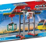 PLAYMOBIL City Action 70770 Elektrischer Portalkran mit Containern – für 35,02 € inkl. Versand statt 49,99 €