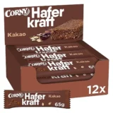 CORNY Haferkraft Kakao weicher Schoko-Haferriegel 12er Pack (12 x 65 g Riegel) für 10,00 € inkl. Prime-Versand