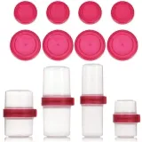 LocknLock 8 Frischhaltedosen inkl. 4 Twist-Lid Verbindungsdeckel (Gesamtvolumen 2,8L) für 5,94 € inkl. Versand (statt 19,99 €) NEUKUNDE