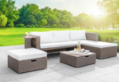 HC Garten & Freizeit 9-tlg. Lounge-Set mit Tisch und Auflagen für 315,25€ inkl. Versand statt 449€