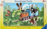 Ravensburger Kinderpuzzle – 06349 Der Maulwurf als Lokführer (15-tlg.)