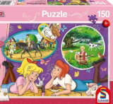 Schmidt Spiele 56321 Blocksberg/Bibi & Tina Bibi und Tina „Freundinnen für Immer“ Kinderpuzzle (150 Teile)