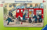 Ravensburger Kinderpuzzle – 06321 Mein Feuerwehrauto – Rahmenpuzzle für Kinder ab 3 Jahren, mit 15 Teilen – für 3,49€ inkl. Prime-Versand [statt 6,49€]