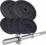 ScSPORTS® 40 kg Hantelset mit Langhantel für 129,95 € inkl. Versand statt 179,95 €