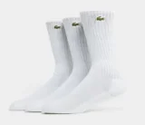 LACOSTE Classics Tennis Socks WHITE 3er Pack (Gr. 42 – 46) für nur 17,94 € inkl. Versand statt 34,98 €
