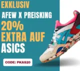 [Exklusiv] AFEW Store: 20 % Rabatt auf das gesamte Asics Sortiment inkl. Sale