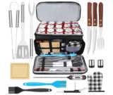 AISITIN Grillbesteck Grill Set Geschenke für Männer Grillzubehör Grillkoffer für 19,99 € inkl. Prime-Versand (statt 39,99 €)