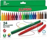 Alpino Ar001003 Pack 24 Filzstifte Fineliner Farblich Sortiert Für 2,68 € Inkl. Prime-Versand (Statt 3,63 €)