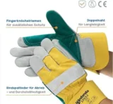 9 Paar ANDANDA Rindsleder Arbeitshandschuhe 👷‍♂️🧤für  4,99€