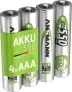 ANSMANN Akku AAA 550 mAh NiMH 1 2 V (4 Stück) – Micro AAA für 2,99 € inkl. Prime-Versand (statt 7,15 €)