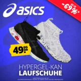 ASICS HyperGEL-Kan Herren Laufschuhe (3 Farben, Gr. 41,5 bis 44) für 53,94 € inkl. Versand