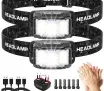 Aaizplz Stirnlampe LED Wiederaufladbar Superhell 2000 Lumen 16 Lichtmodi IPX6 Wasserdicht für 11,39 € inkl. Prime-Versand (statt 19,00 €)